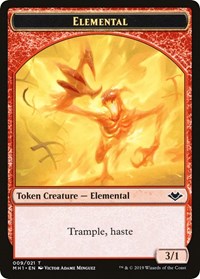 Elemental (009) // Spirit Double-Sided Token [Modern Horizons Tokens] | Odin's Place