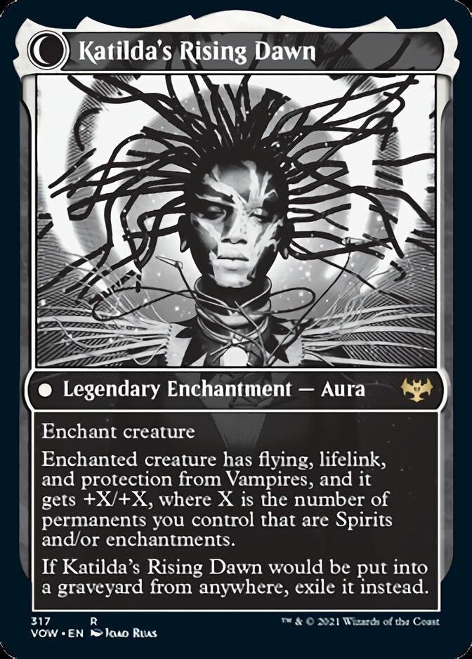 Katilda, Dawnhart Martyr // Katilda's Rising Dawn (Showcase Eternal Night) [Innistrad: Crimson Vow] | Odin's Place