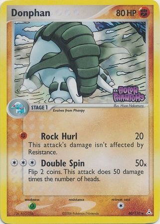 Donphan (40/110) (Stamped) [EX: Holon Phantoms] | Odin's Place