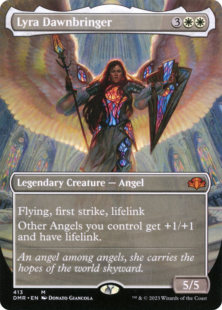 Lyra Dawnbringer (Borderless Alternate Art) [Dominaria Remastered] | Odin's Place