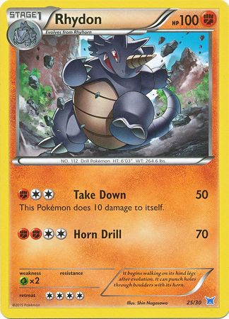 Rhydon (25/30) [XY: Trainer Kit 2 - Latios] | Odin's Place
