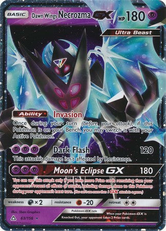 Dawn Wings Necrozma GX (63/156) (Jumbo Card) [Sun & Moon: Ultra Prism] | Odin's Place
