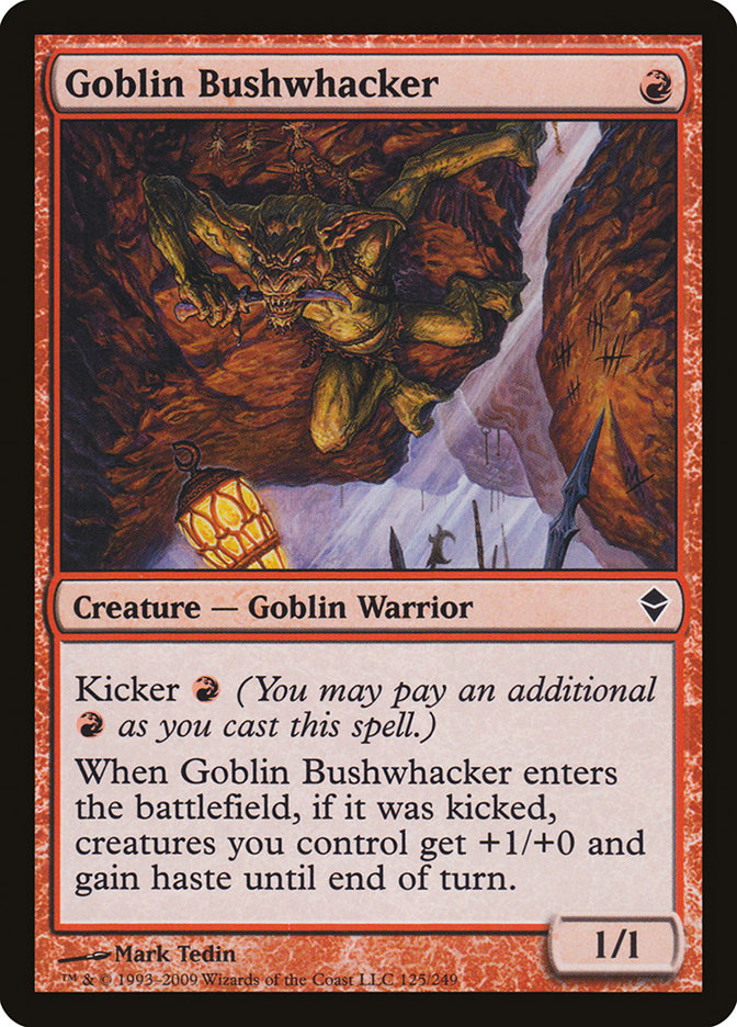 Goblin Bushwhacker (125) [Zendikar] | Odin's Place