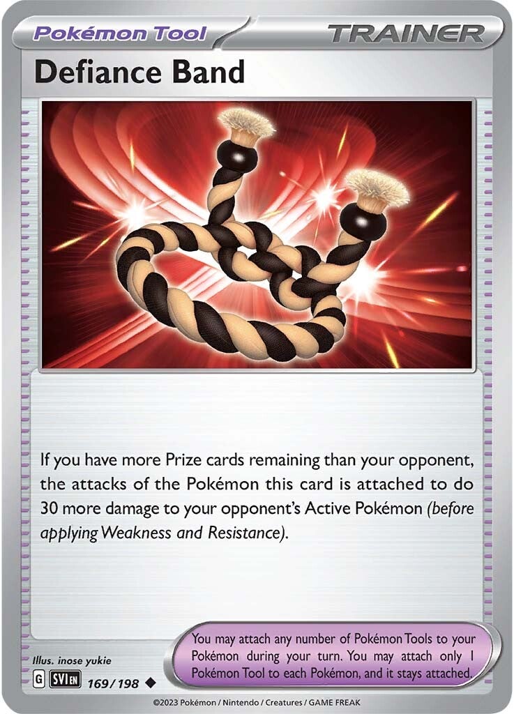Defiance Band (169/198) [Scarlet & Violet: Base Set] | Odin's Place