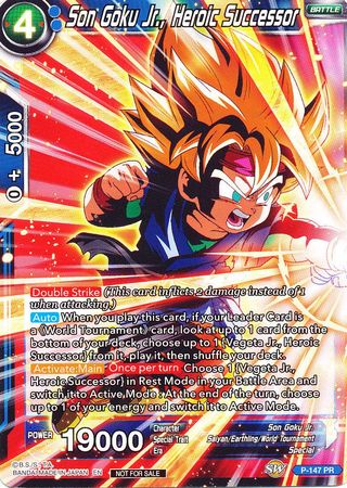 Son Goku Jr., Heroic Successor (Power Booster) (P-147) [Promotion Cards] | Odin's Place