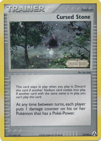 Cursed Stone (72/92) (Stamped) [EX: Legend Maker] | Odin's Place