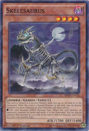 Skelesaurus [BP03-EN108] Shatterfoil Rare | Odin's Place