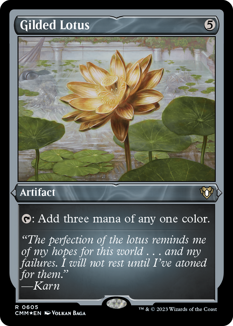 Gilded Lotus (Foil Etched) [Commander Masters] | Odin's Place