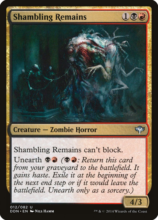 Shambling Remains (12) [Duel Decks: Speed vs. Cunning] | Odin's Place