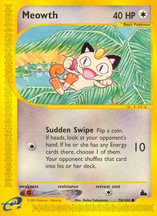 Meowth (78/144) [Skyridge] | Odin's Place