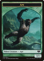 Ape // Zombie (011/036) Double-Sided Token [Commander 2014 Tokens] | Odin's Place