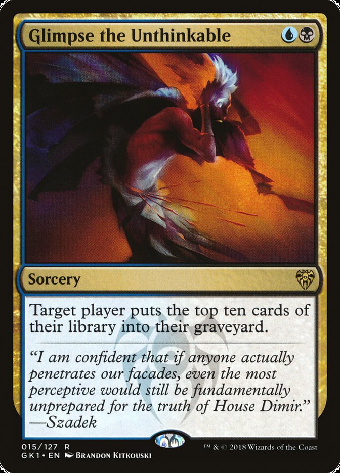 Glimpse the Unthinkable (15) [Guilds of Ravnica Guild Kit] | Odin's Place