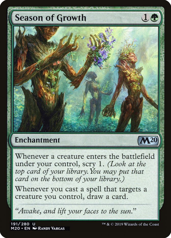 Season of Growth [Core Set 2020] | Odin's Place