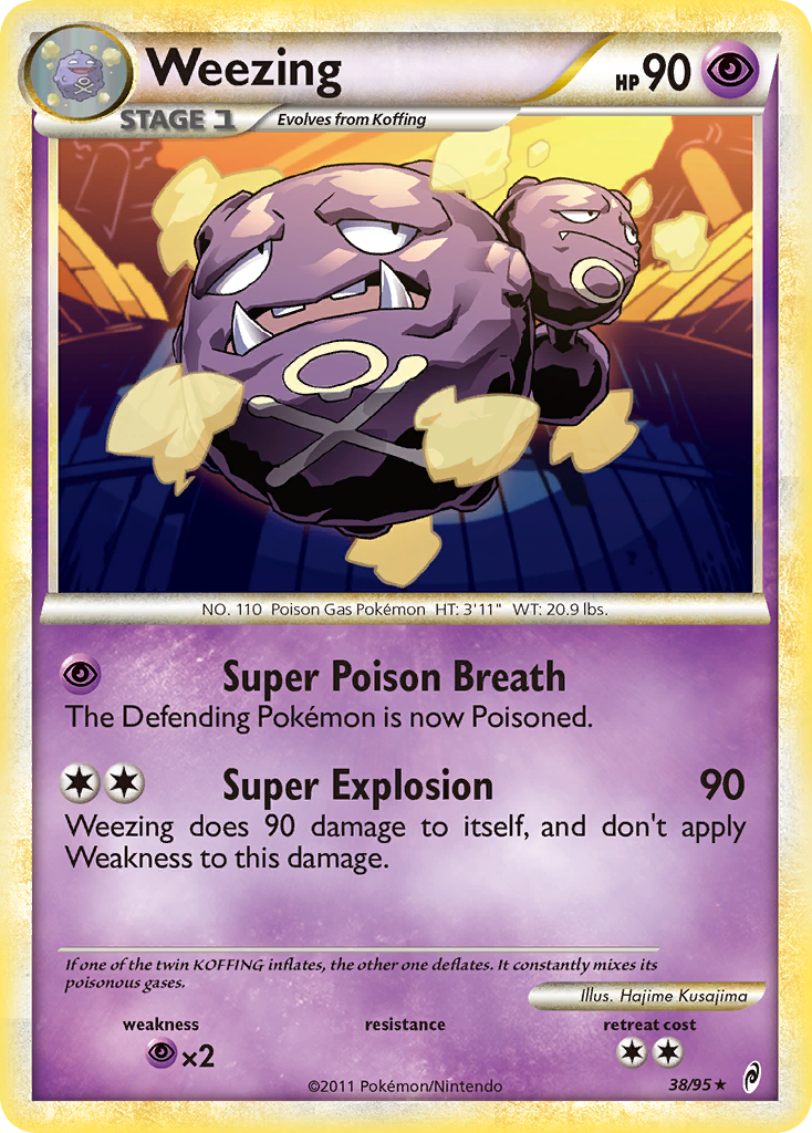 Weezing (38/95) [HeartGold & SoulSilver: Call of Legends] | Odin's Place