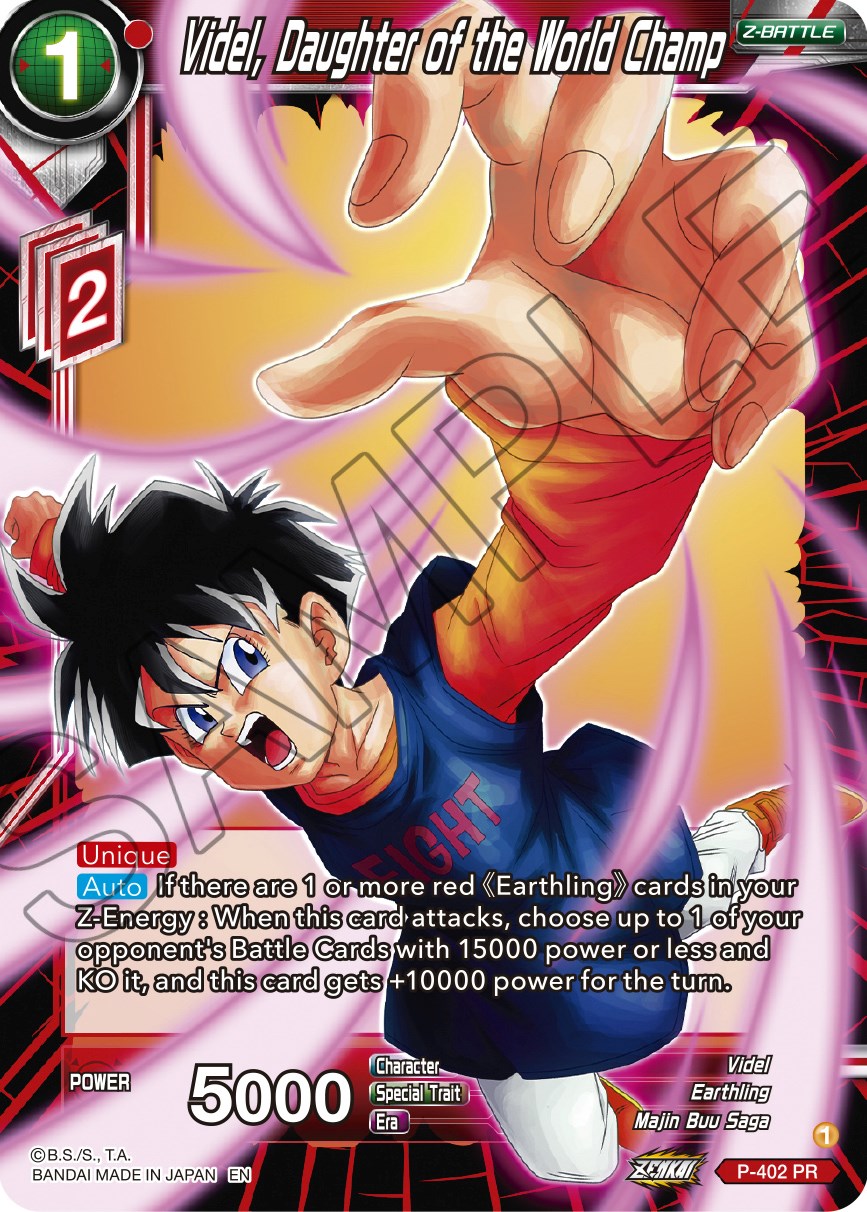 Videl, Daughter of the World Champ (P-402) [Promotion Cards] | Odin's Place