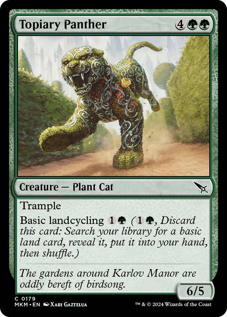 Topiary Panther [Murders at Karlov Manor] | Odin's Place