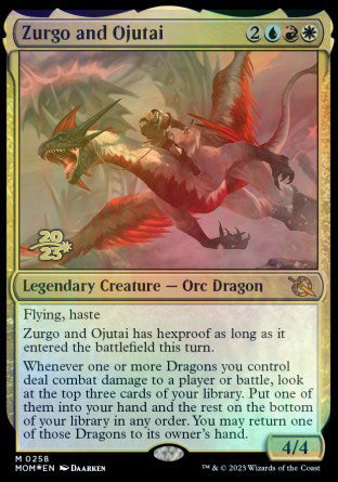 Zurgo and Ojutai [March of the Machine Prerelease Promos] | Odin's Place