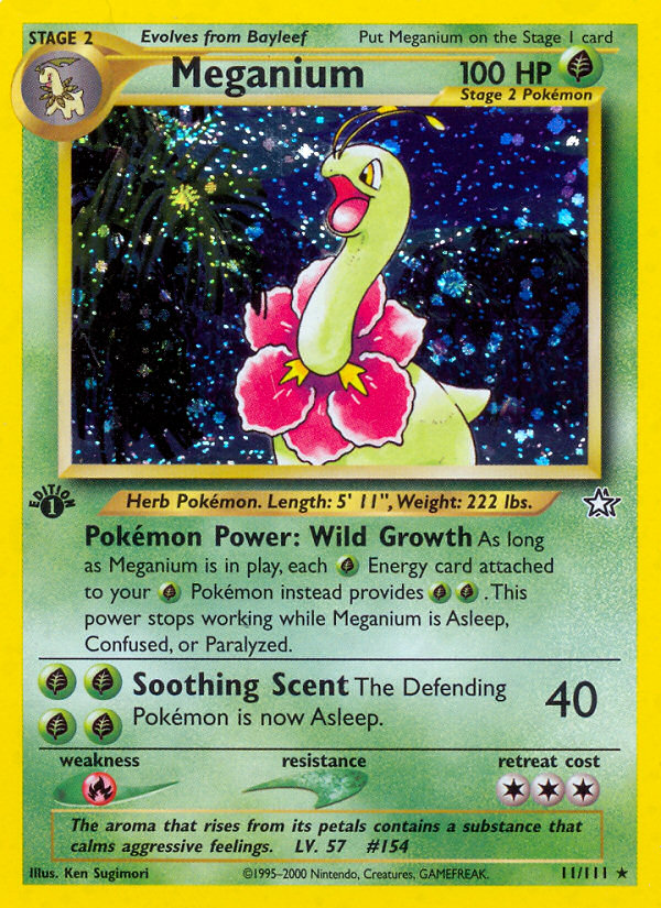 Meganium (11/111) [Neo Genesis 1st Edition] | Odin's Place