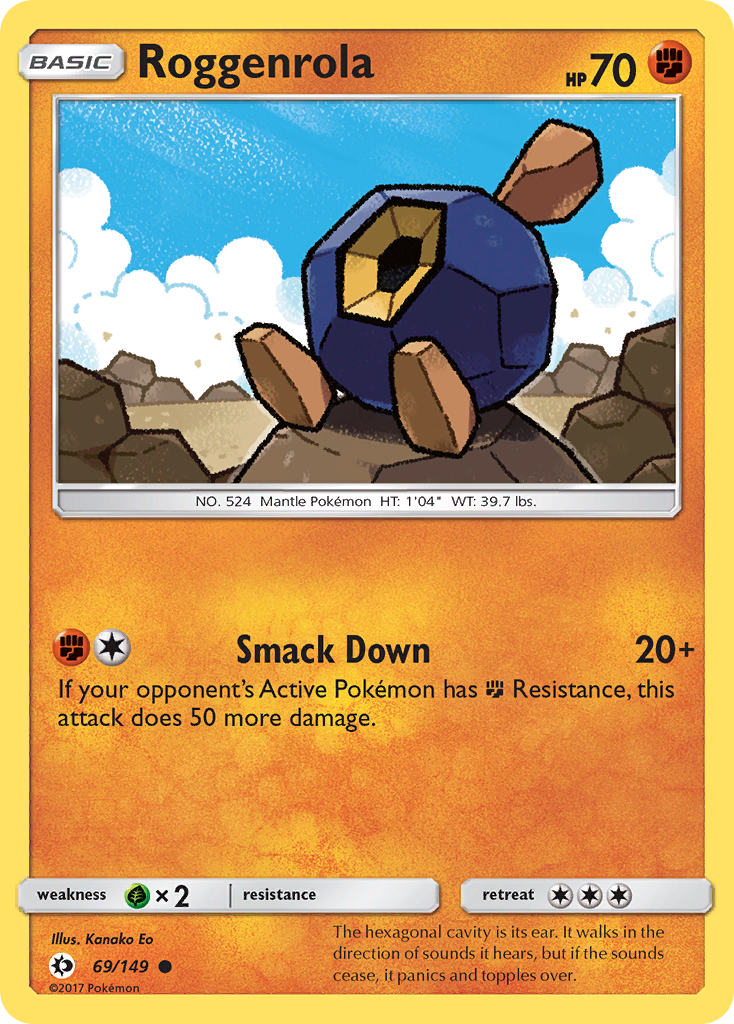 Roggenrola (69/149) [Sun & Moon: Base Set] | Odin's Place