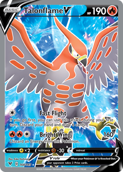 Talonflame V (168/185) [Sword & Shield: Vivid Voltage] | Odin's Place