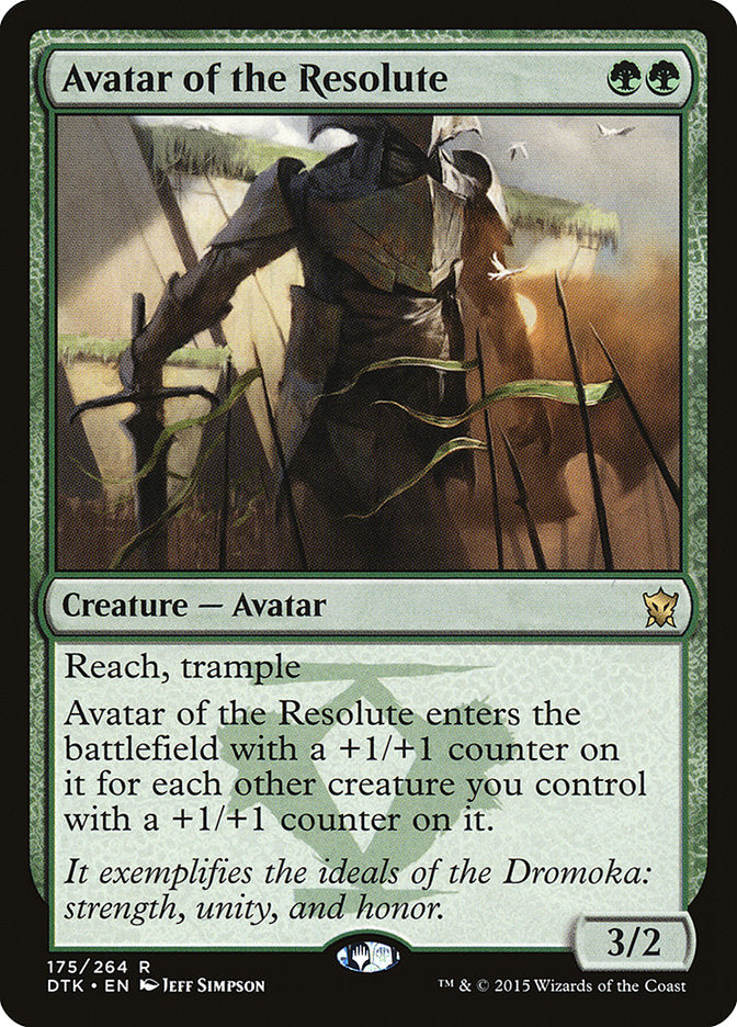 Avatar of the Resolute (175) [Dragons of Tarkir] | Odin's Place
