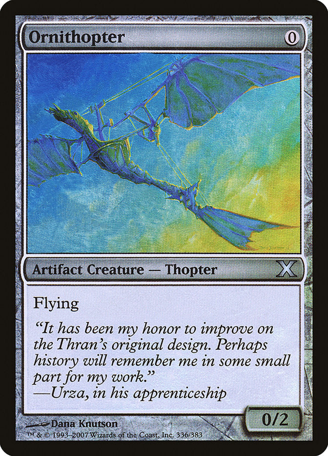 Ornithopter (Premium Foil) [Tenth Edition] | Odin's Place