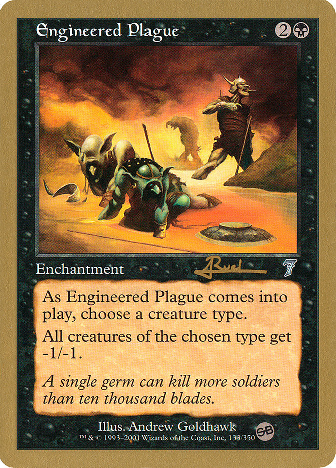 Engineered Plague (Antoine Ruel) (SB) [World Championship Decks 2001] | Odin's Place