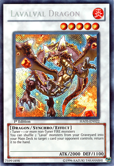 Lavalval Dragon [HA05-EN022] Secret Rare | Odin's Place