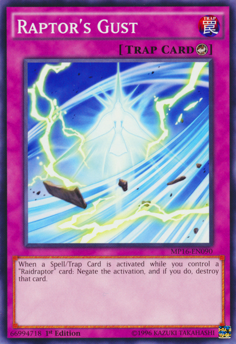 Raptor's Gust [MP16-EN090] Common | Odin's Place