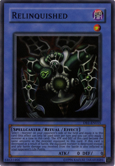 Relinquished [DB1-EN015] Super Rare | Odin's Place