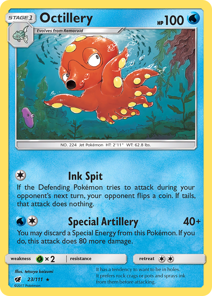 Octillery (23/111) [Sun & Moon: Crimson Invasion] | Odin's Place