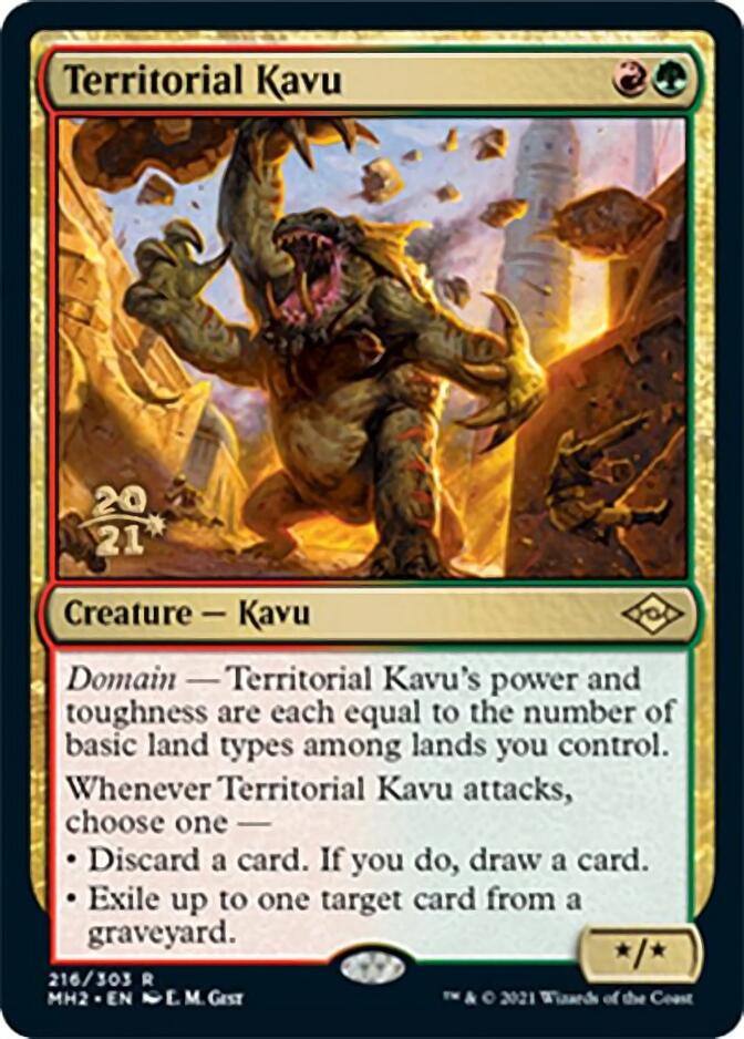 Territorial Kavu [Modern Horizons 2 Prerelease Promos] | Odin's Place