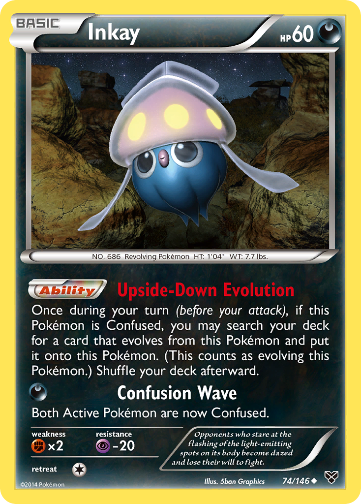 Inkay (74/146) [XY: Base Set] | Odin's Place