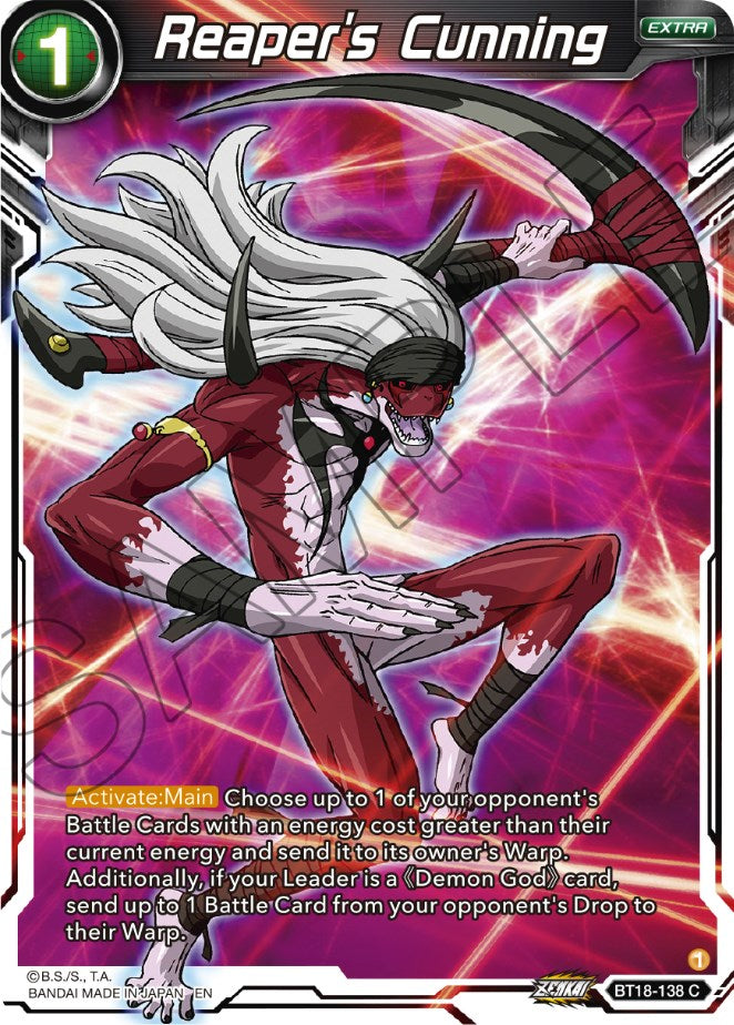 Reaper's Cunning (BT18-138) [Dawn of the Z-Legends] | Odin's Place
