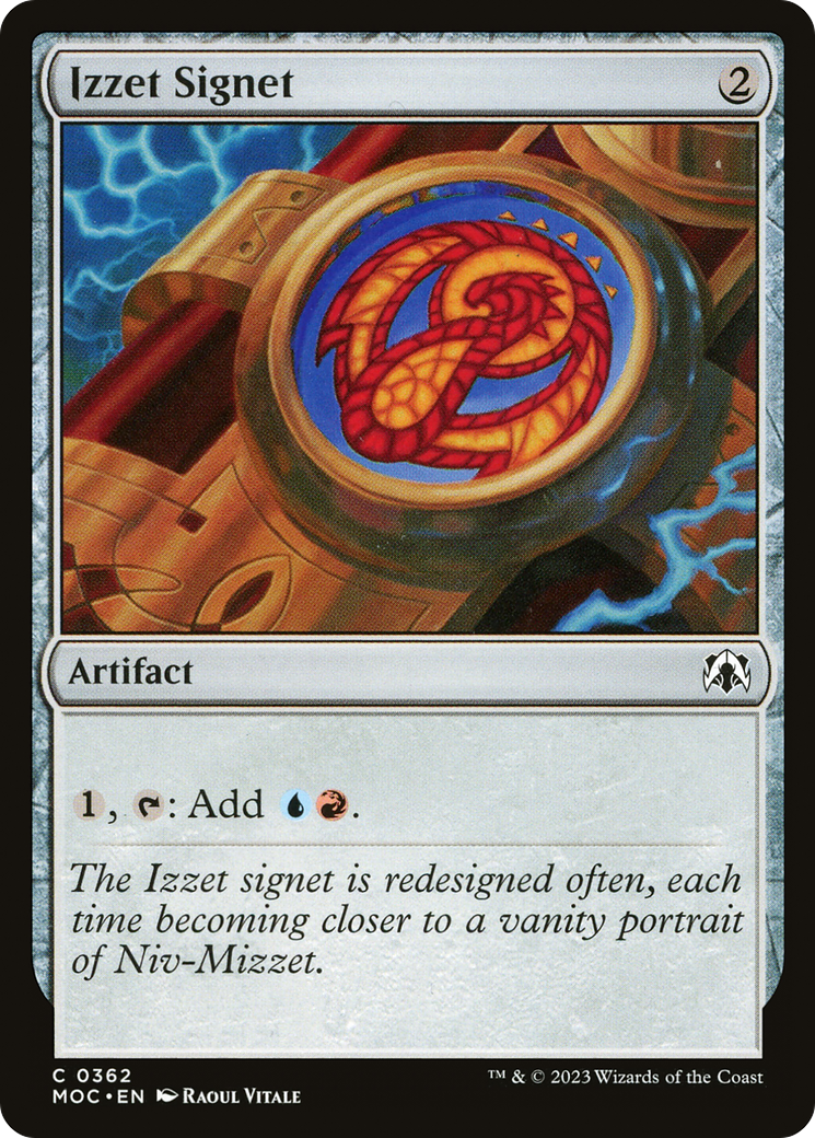 Izzet Signet [March of the Machine Commander] | Odin's Place