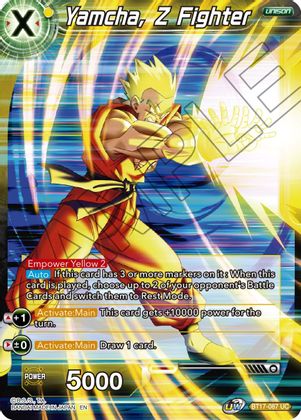 Yamcha, Z Fighter (BT17-087) [Ultimate Squad] | Odin's Place