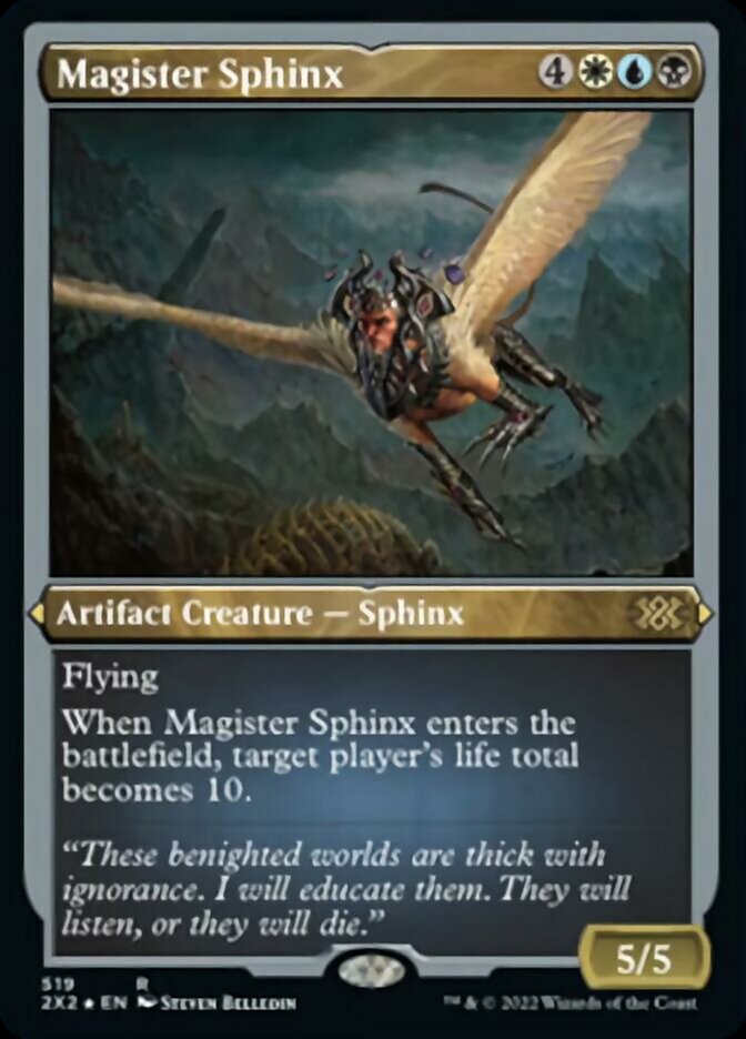Magister Sphinx (Foil Etched) [Double Masters 2022] | Odin's Place