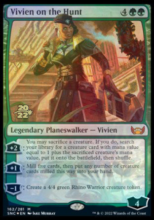 Vivien on the Hunt [Streets of New Capenna Prerelease Promos] | Odin's Place