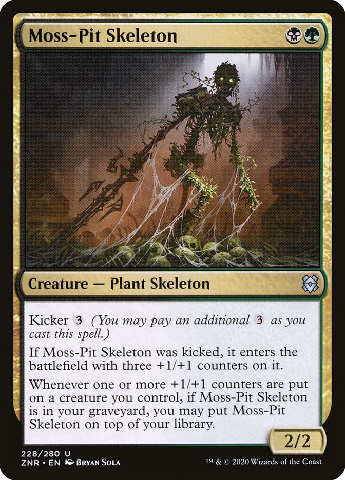 Moss-Pit Skeleton [Zendikar Rising] | Odin's Place