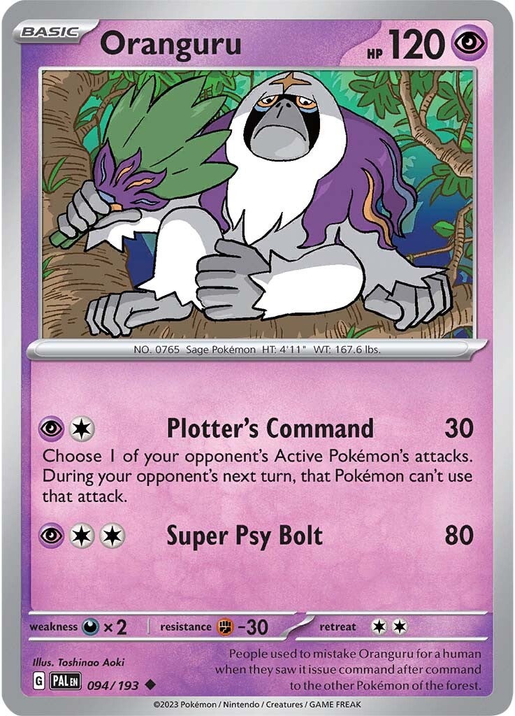 Oranguru (094/193) [Scarlet & Violet: Paldea Evolved] | Odin's Place