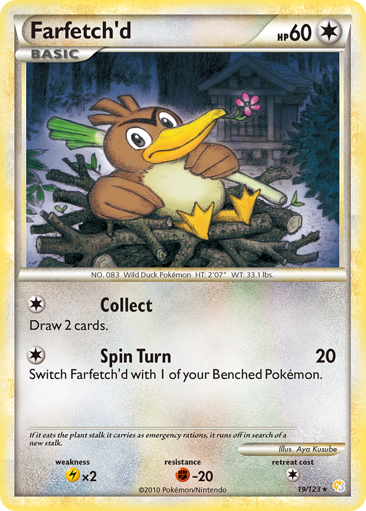 Farfetch'd (19/123) [HeartGold & SoulSilver: Base Set] | Odin's Place