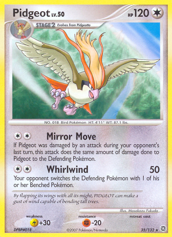 Pidgeot (35/132) [Diamond & Pearl: Secret Wonders] | Odin's Place