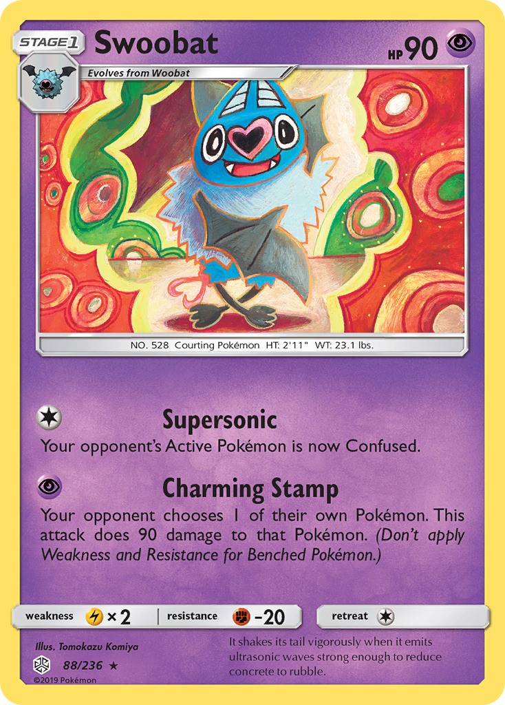 Swoobat (88/236) [Sun & Moon: Cosmic Eclipse] | Odin's Place