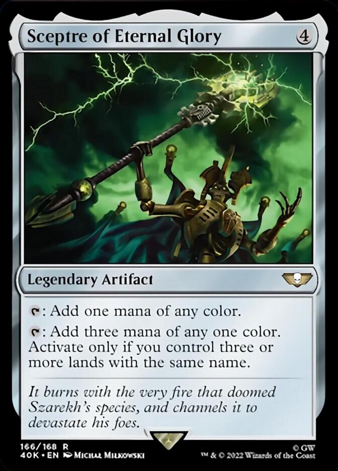 Sceptre of Eternal Glory (Surge Foil) [Warhammer 40,000] | Odin's Place