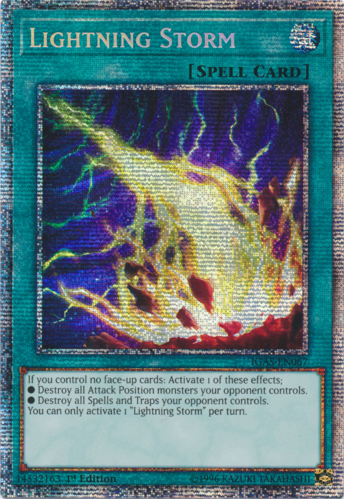 Lightning Storm [IGAS-EN067] Starlight Rare | Odin's Place
