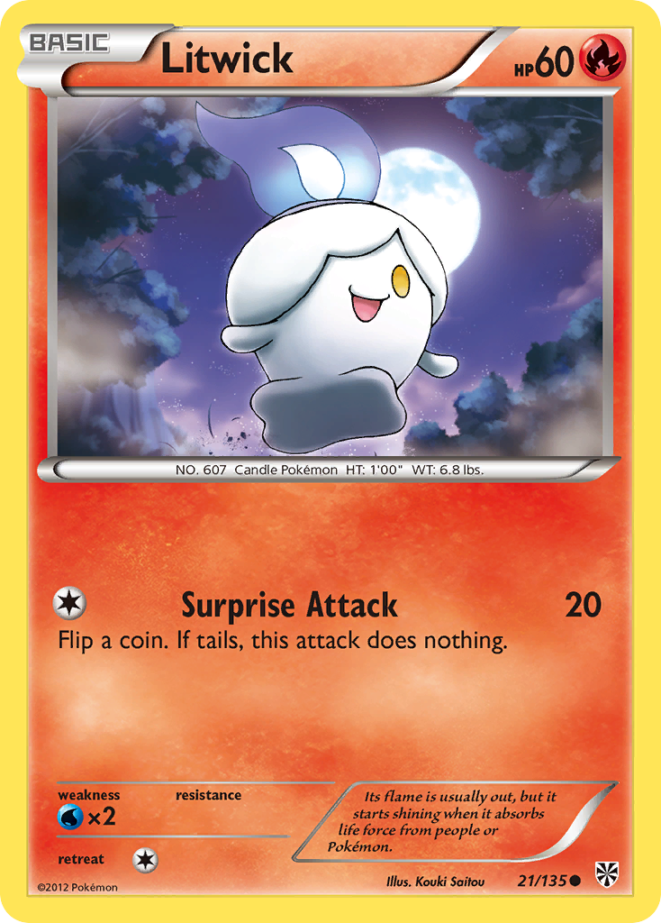 Litwick (21/135) [Black & White: Plasma Storm] | Odin's Place