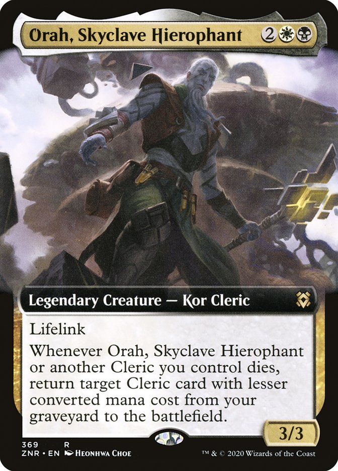 Orah, Skyclave Hierophant (Extended Art) [Zendikar Rising] | Odin's Place