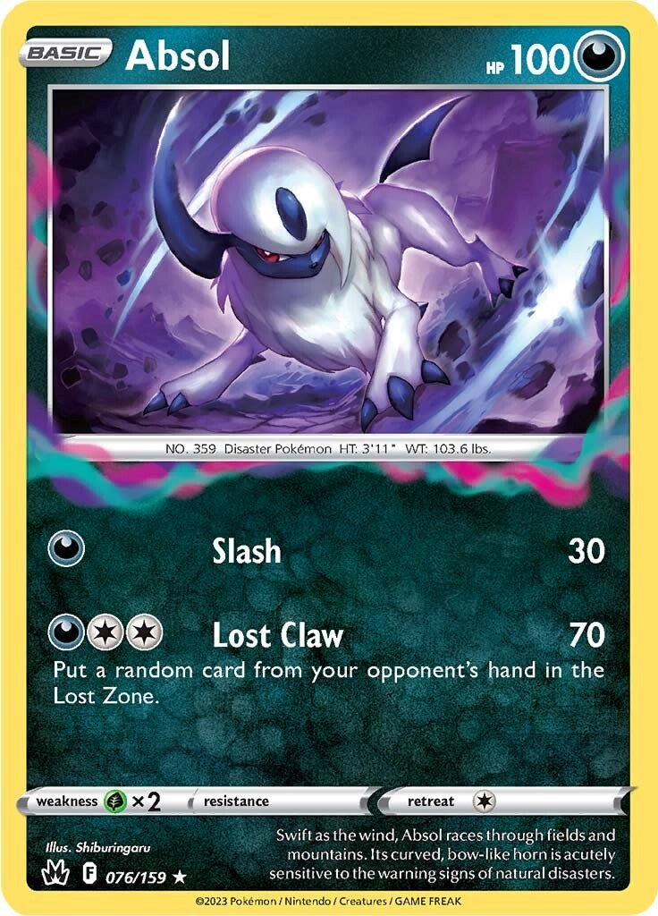 Absol (076/159) [Sword & Shield: Crown Zenith] | Odin's Place