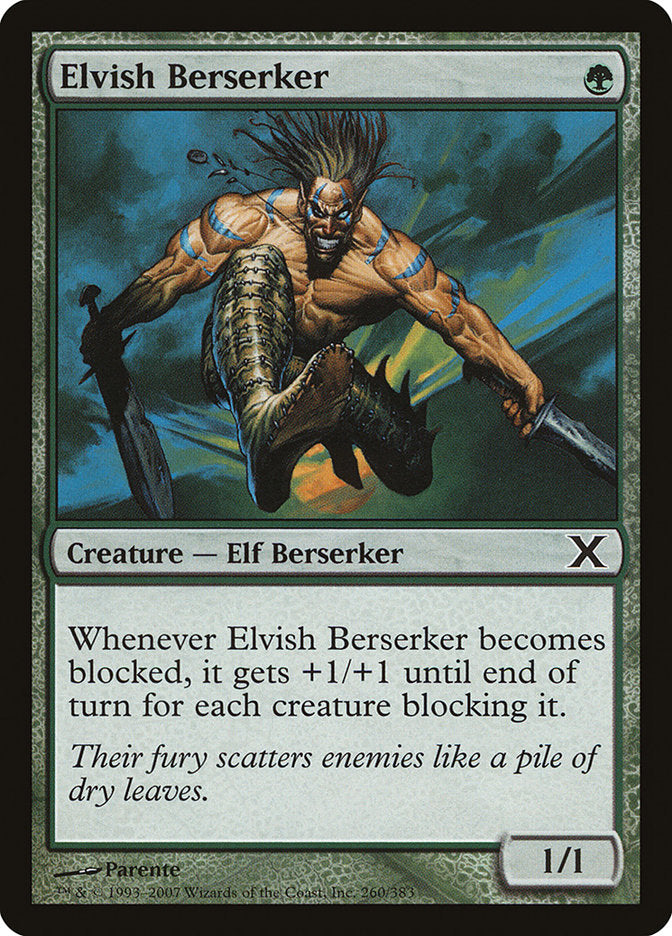 Elvish Berserker (260) [Tenth Edition] | Odin's Place
