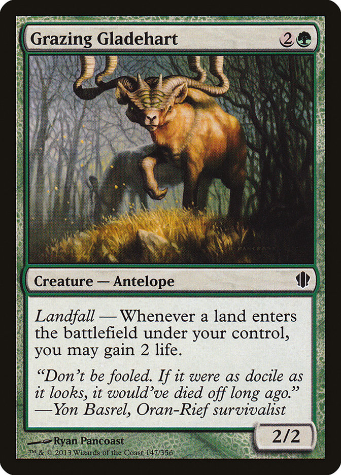 Grazing Gladehart (147) [Commander 2013] | Odin's Place